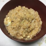 納豆入りキムチ雑炊